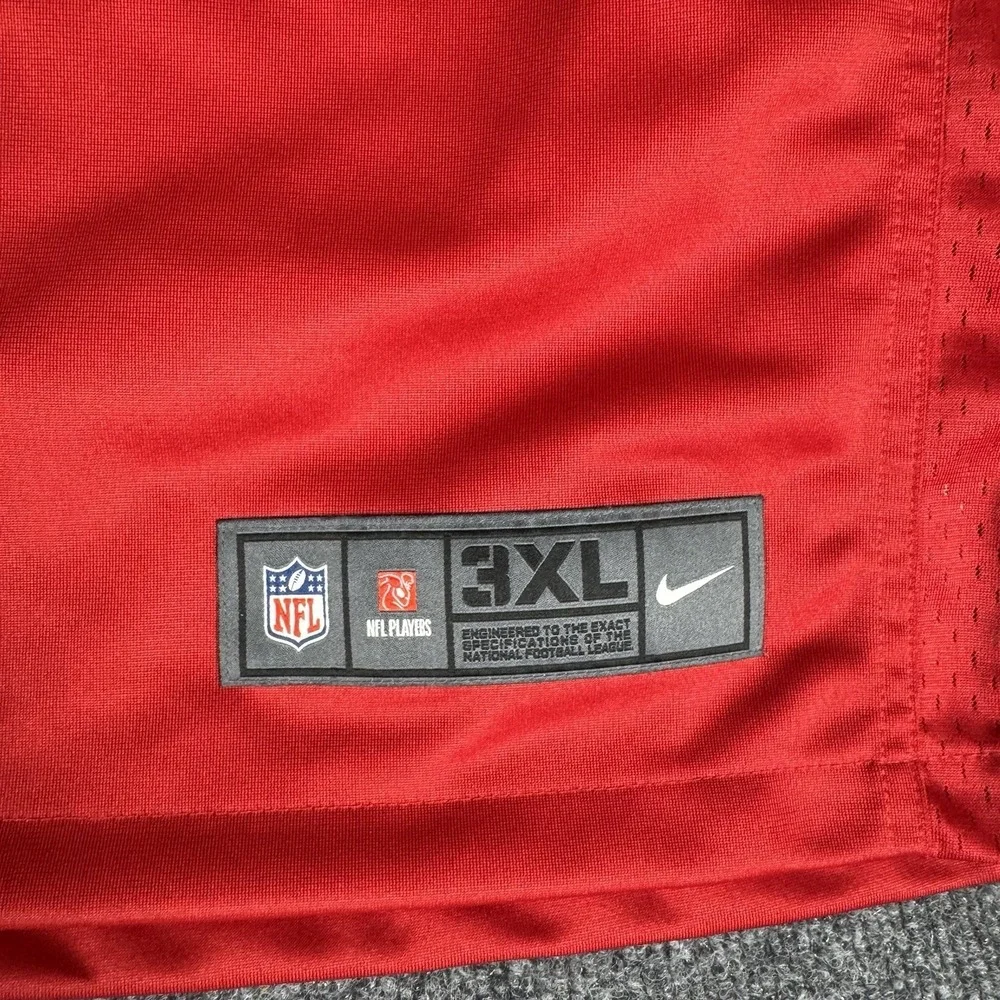 Tampa Bay Buccaneers John Lynch 3XL Nike On Field Jersey‎ Red NFL